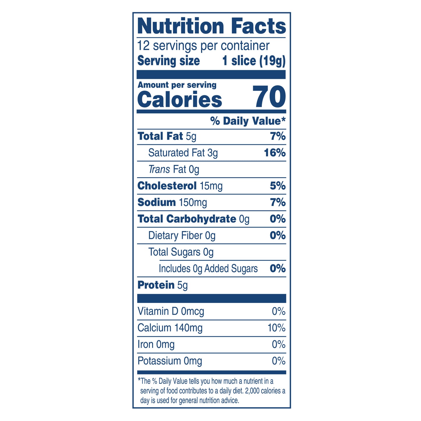 Kraft Provolone Cheese Natural Cheese Slices 8 oz (12 Slices)