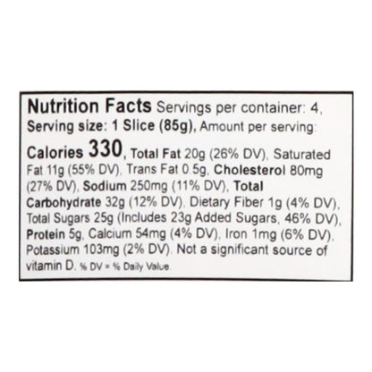 Suzy's Peanut Butter Cup Cheesecake 12 oz