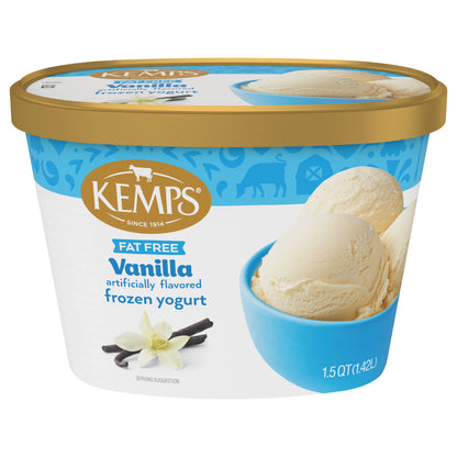 Kemps Fat Free Vanilla Frozen Yogurt 1.5 Quart