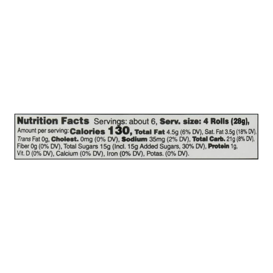 Global Brands Vanilla Cream Filled Waffy Wafer Roll 5.7 oz