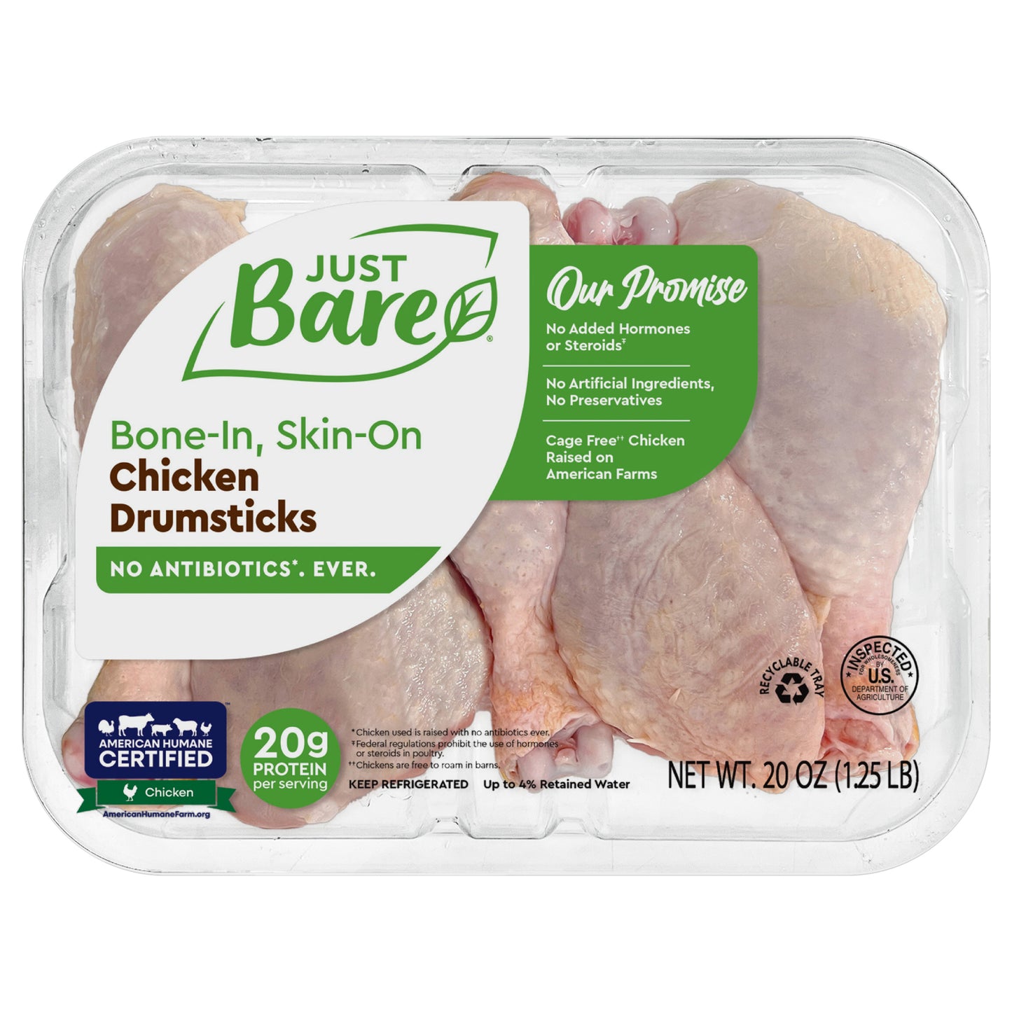 Just Bare Brand Chicken Drumsticks