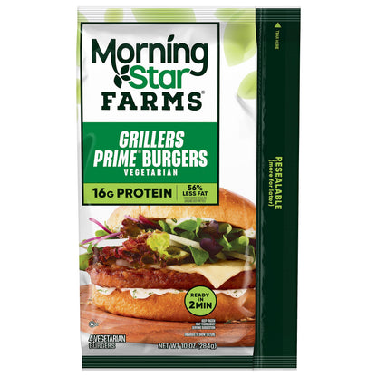 MorningStar Farms® Grillers Prime Veggie Burgers