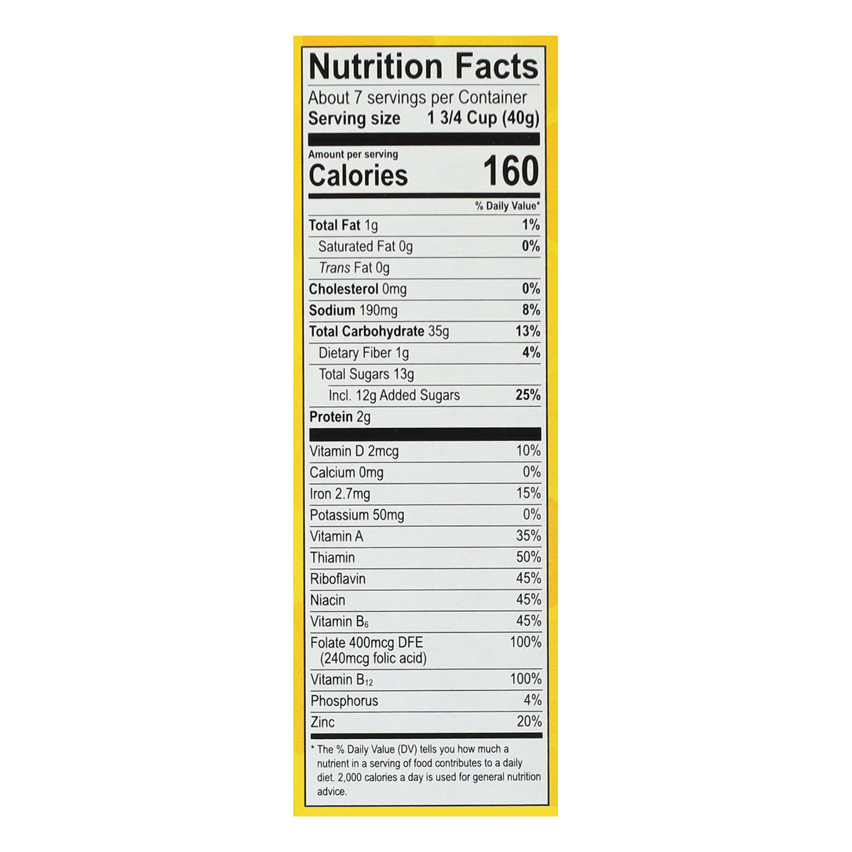 Honey-Comb Cereal 10 oz