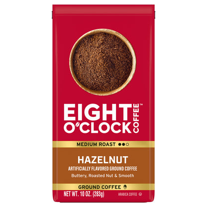 Eight O' Clock Hazelnut Ground Coffee 10 oz