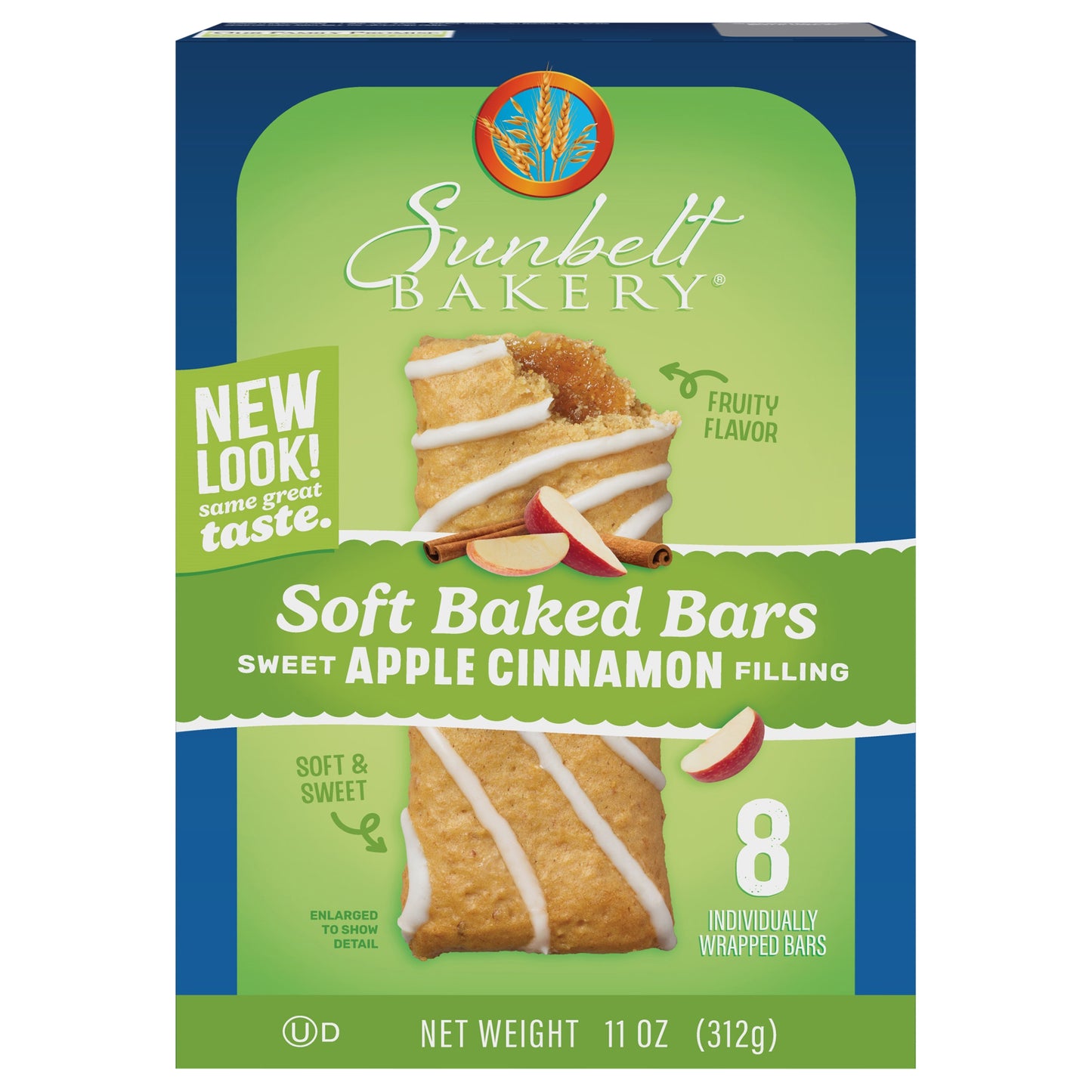 Soft Baked Bars, Sunbelt Bakery Family Pack Apple Cinnamon