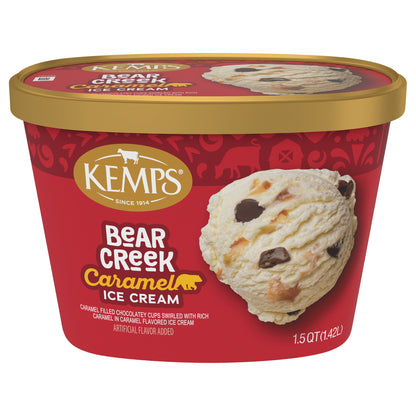 Kemps Bear Creek Caramel Ice Cream 1.5 Quart