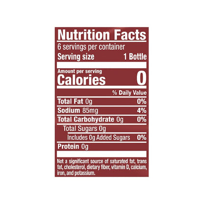 Dr Pepper Zero Sugar Soda, .5 L  bottles, 6 pack