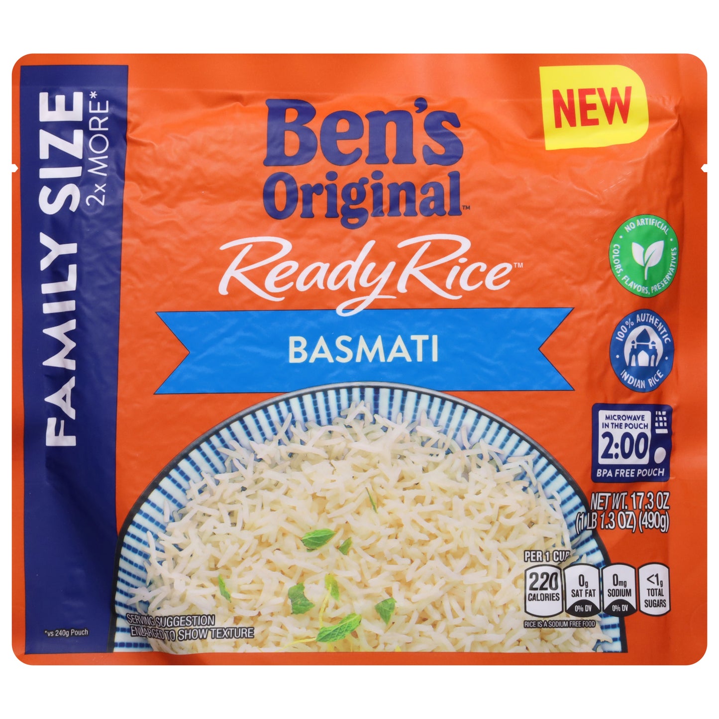 Ben's Original Ready Rice Basmati Rice Family Size 17.3 oz