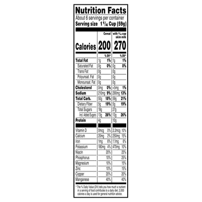 Kellogg's Raisin Bran Breakfast Cereal Original with Cranberries, 13.6 oz