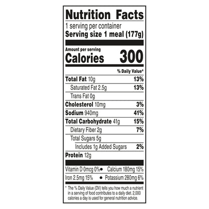 Banquet Basic Pizza with Reduced Fat Pepperoni Frozen Single Serve Meal, 6.25 Ounce