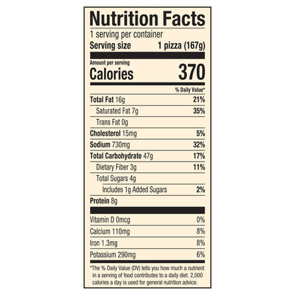 Celeste Deluxe Pizza for One, Individual Microwavable Frozen Pizza, 5.9 oz.