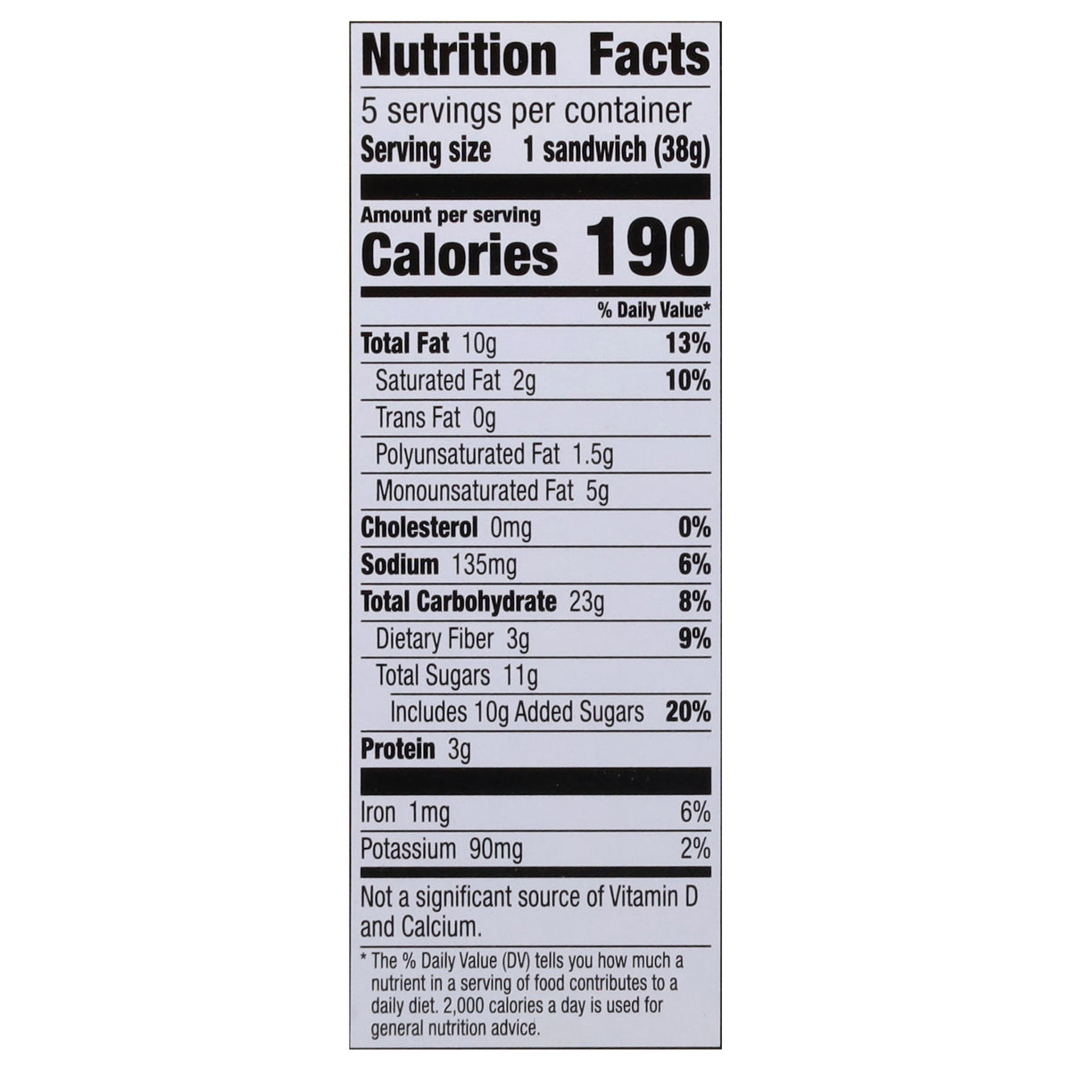 Nature Valley Cinnamon Almond Butter Biscuits 5 - 1.35 oz Pouches