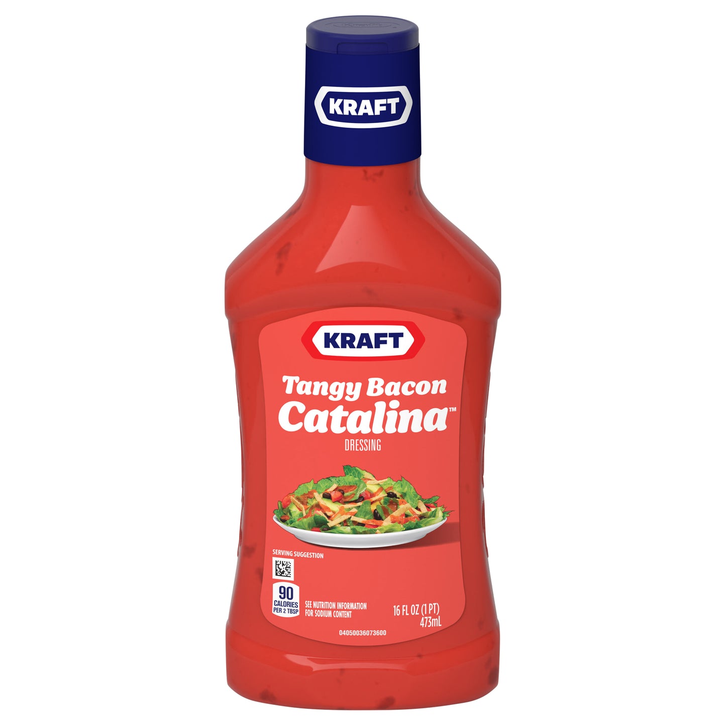 Kraft Tangy Bacon Catalina Salad Dressing, 16 fl oz Bottle
