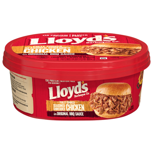LLOYD'S Seasoned and Shredded Chicken in Original BBQ Sauce