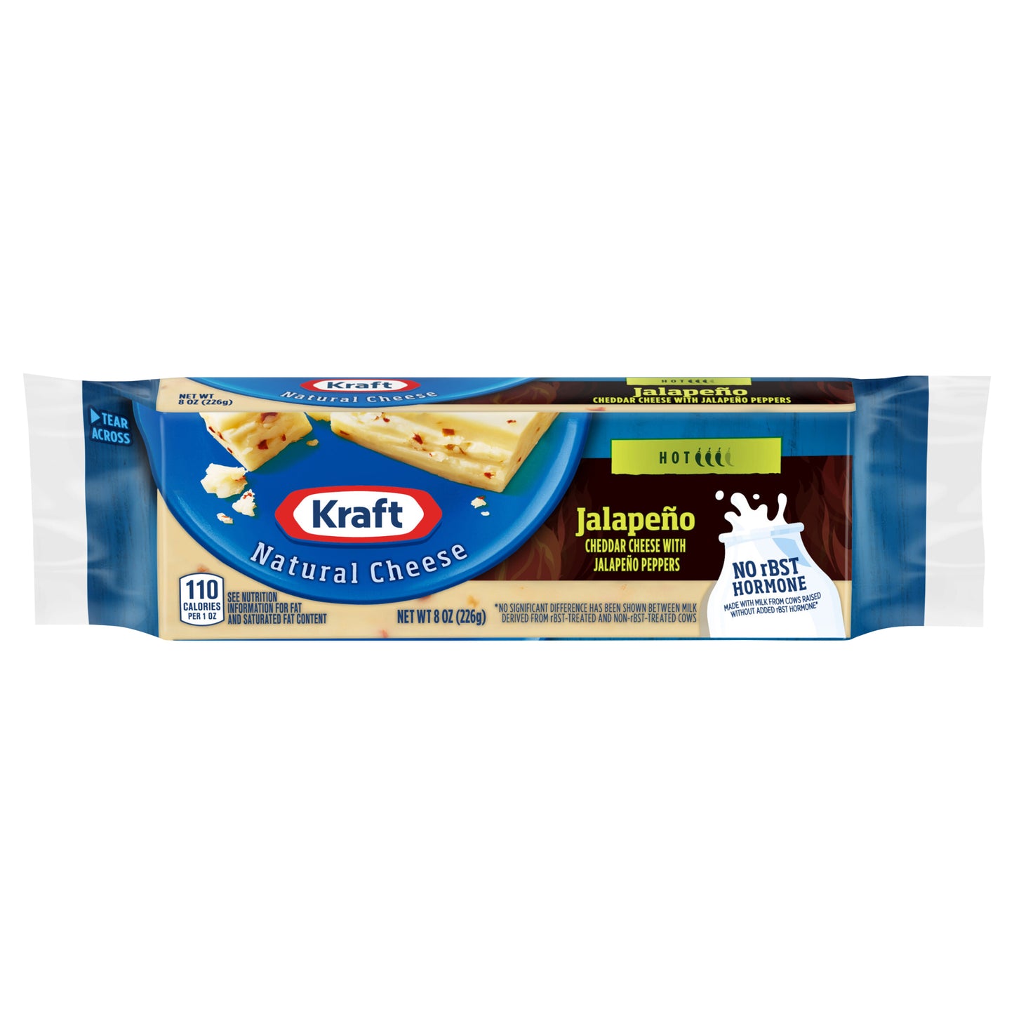 Kraft Pepper Jack Medium Cheese, 8 oz Block