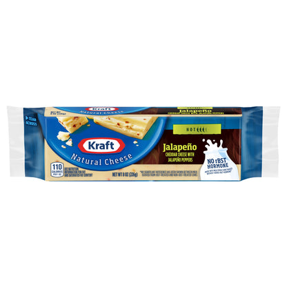Kraft Pepper Jack Medium Cheese, 8 oz Block