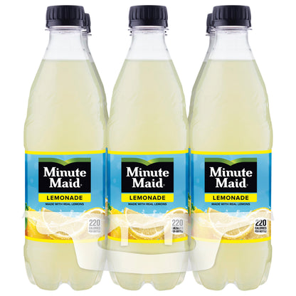 Minute Maid Lemonade Bottles, 16.9 fl oz, 6 Pack