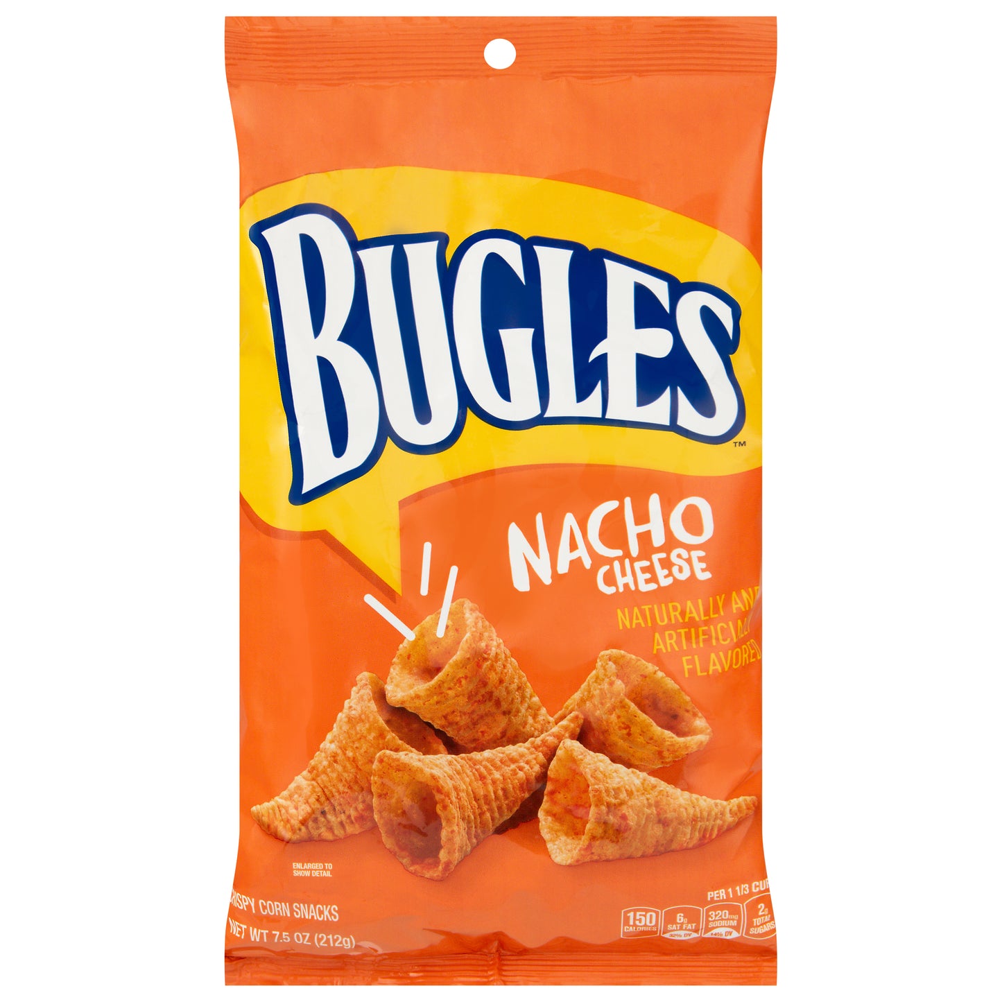 Bugles Crispy Nacho Cheese Corn Snacks 7.5 oz