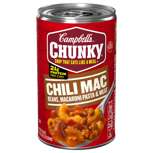 Campbell's Chunky Chili Mac Soup 18.8 oz