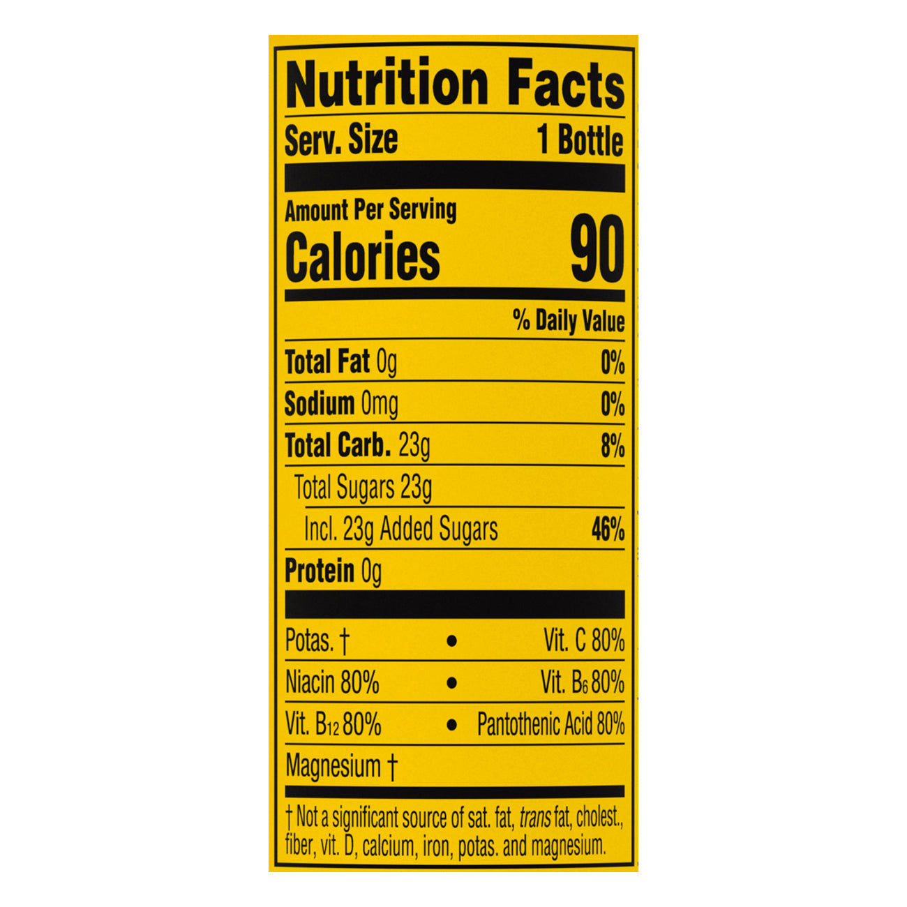 vitaminwater energy, tropical citrus Bottles, 16.9 fl oz, 6 Pack