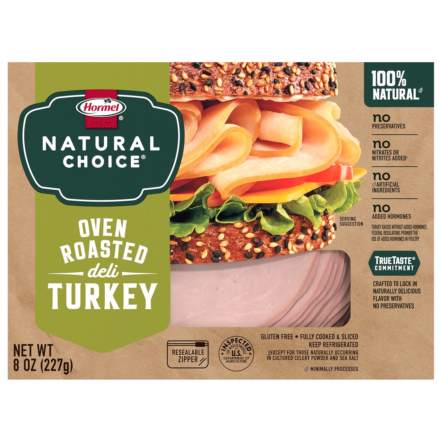 HORMEL NATURAL CHOICE Oven Roasted Deli Turkey