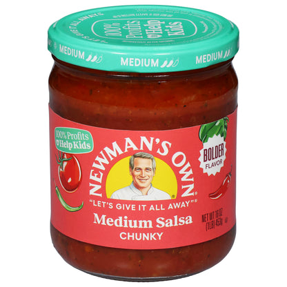 Newman's Own Chunky Medium Bolder Flavor Salsa 16 oz
