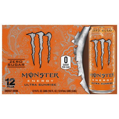 Monster Energy Ultra Sunrise 2/12/16oz