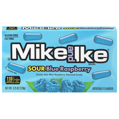 Mike and Ike Sour Blue Raspberry Candy 4.25 oz
