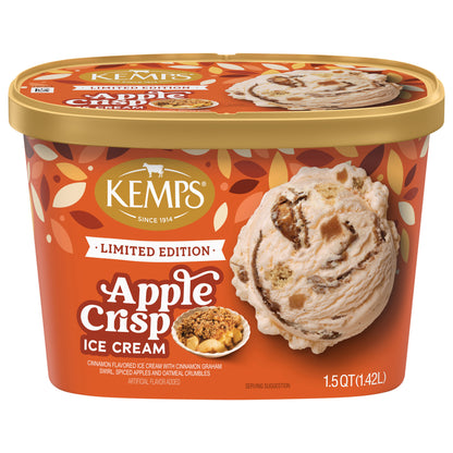 Kemps Apple Crisp Ice Cream 1.5 qt