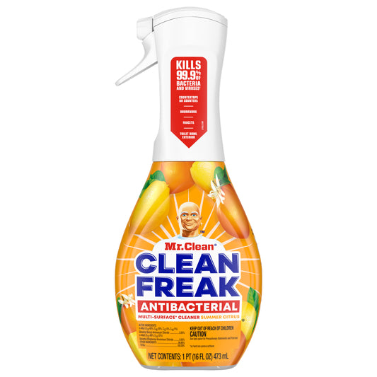 Mr. Clean Clean Freak All Purpose Cleaner Spray, Multi-Surface Cleaning, AB Citrus, 16oz