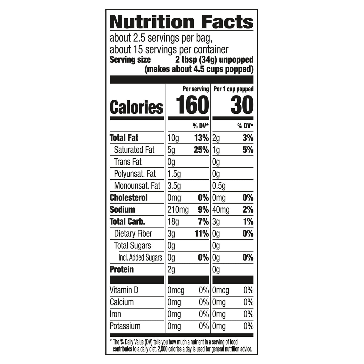 Act II Kettle Corn Microwave Popcorn, 2.75 oz., 6-Count