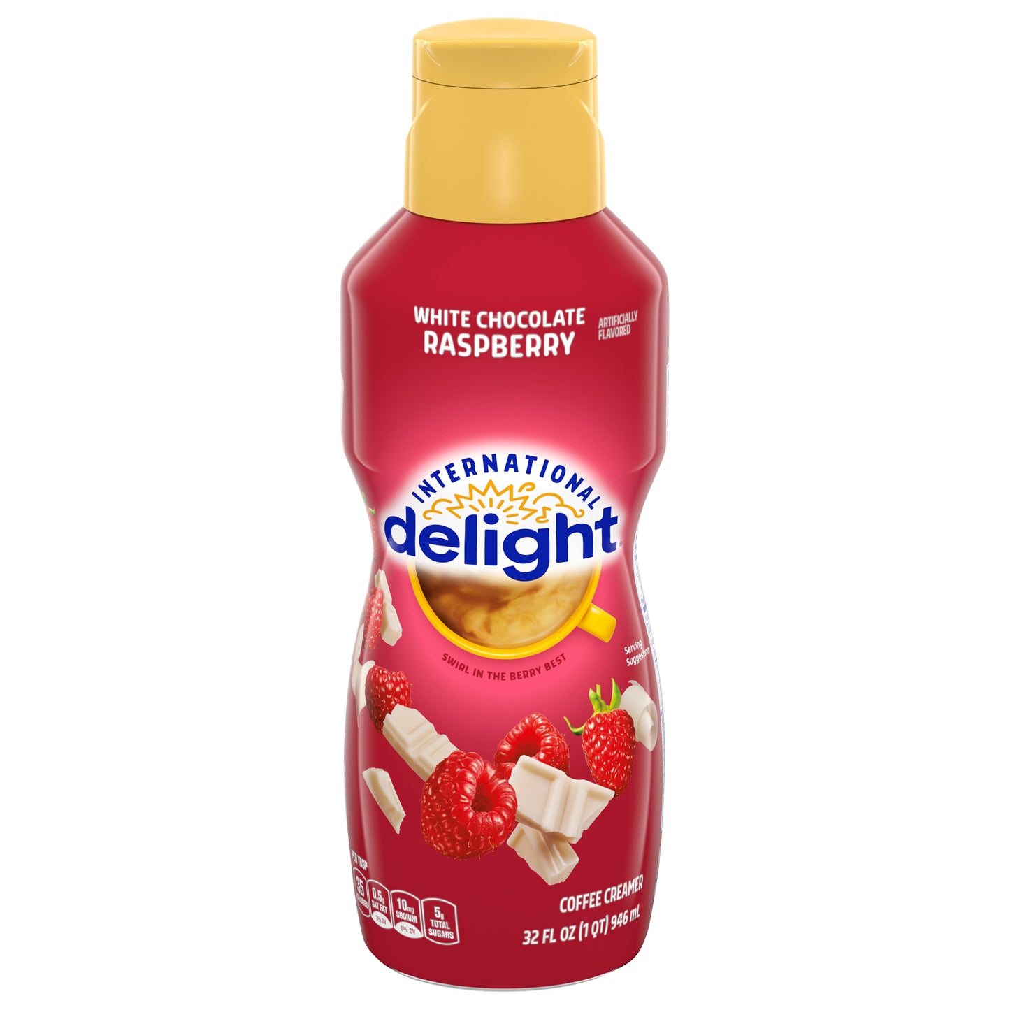 International Delight Coffee Creamer, White Chocolate Raspberry, 32 FL OZ Bottle