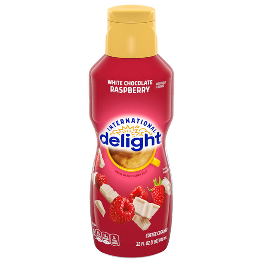 International Delight Coffee Creamer, White Chocolate Raspberry, 32 FL OZ Bottle