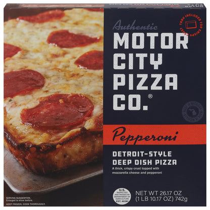 Motor City Pizza Co. Deep Dish Detroit-Style Pepperoni Pizza 26.17 oz