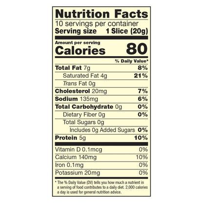 Sargento® Sliced Extra Sharp Natural Cheddar Cheese, 10 Slices
