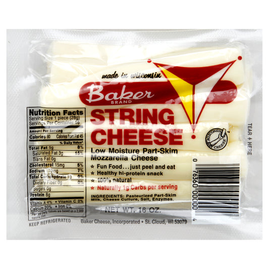 Baker String Cheese 16 oz
