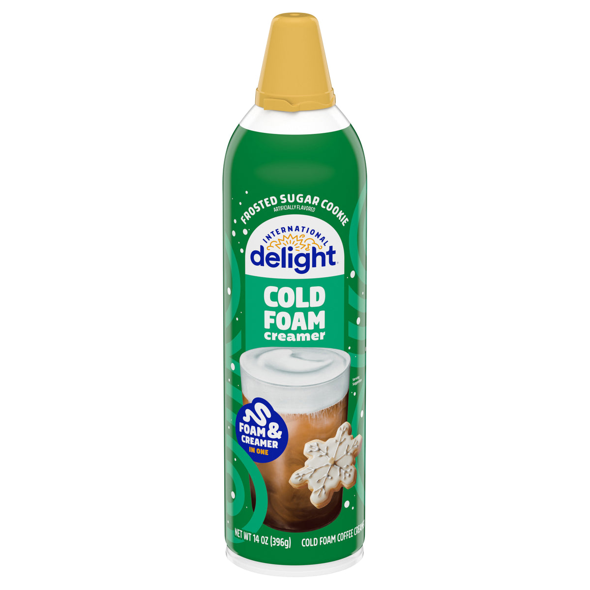 International Delight Frosted Sugar Cookie Cold Foam Coffee Creamer, 14 oz.