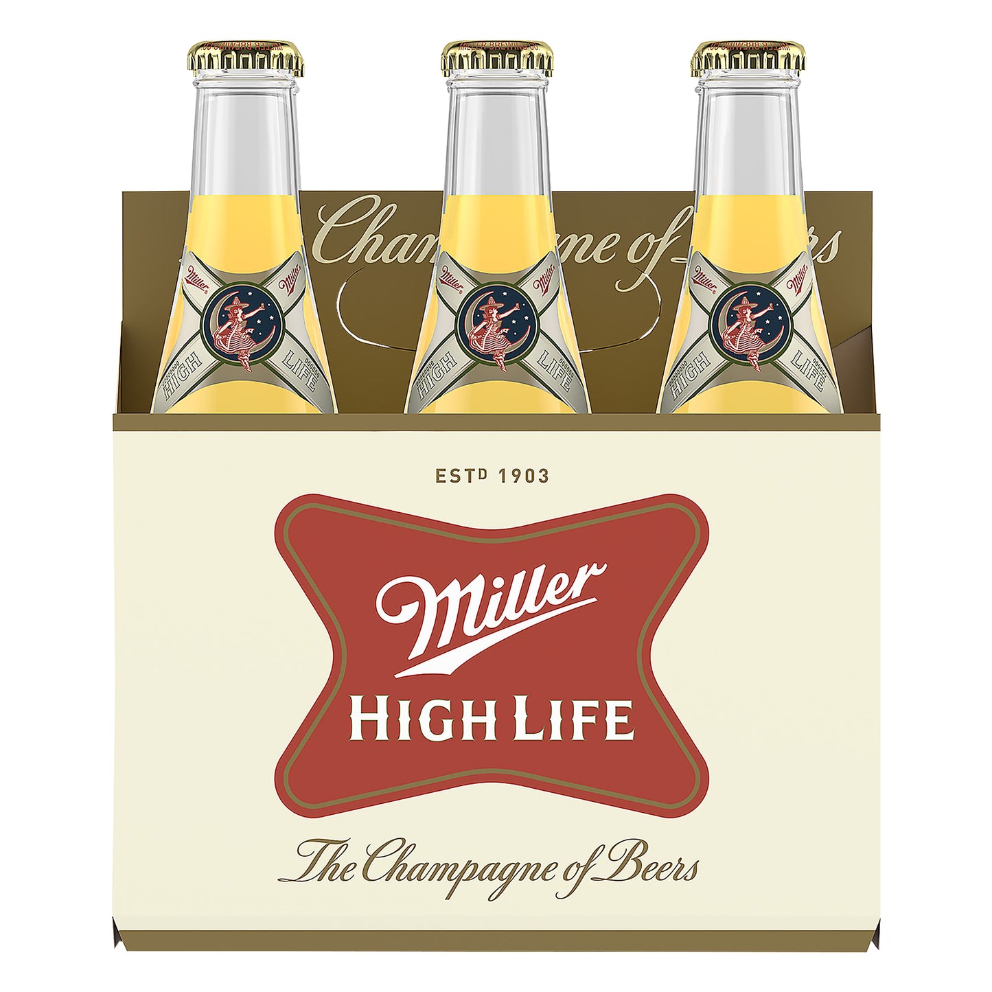 Miller High Life Beer 6 ea