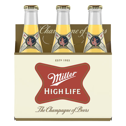 Miller High Life Beer 6 ea