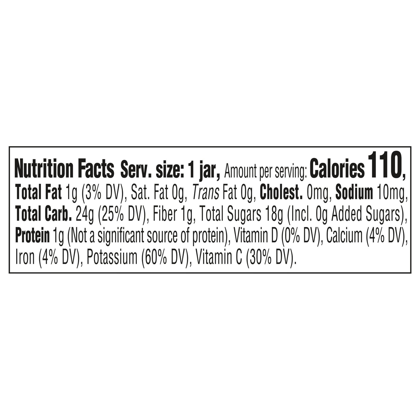 US GERBER Banana Avocado Spinach 4 oz Jar