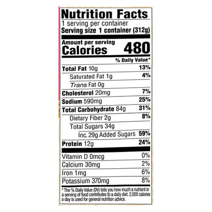 Tai Pei Sweet & Sour Chicken and Vegetable Fried Rice Asian Meal, 11 oz (Frozen)