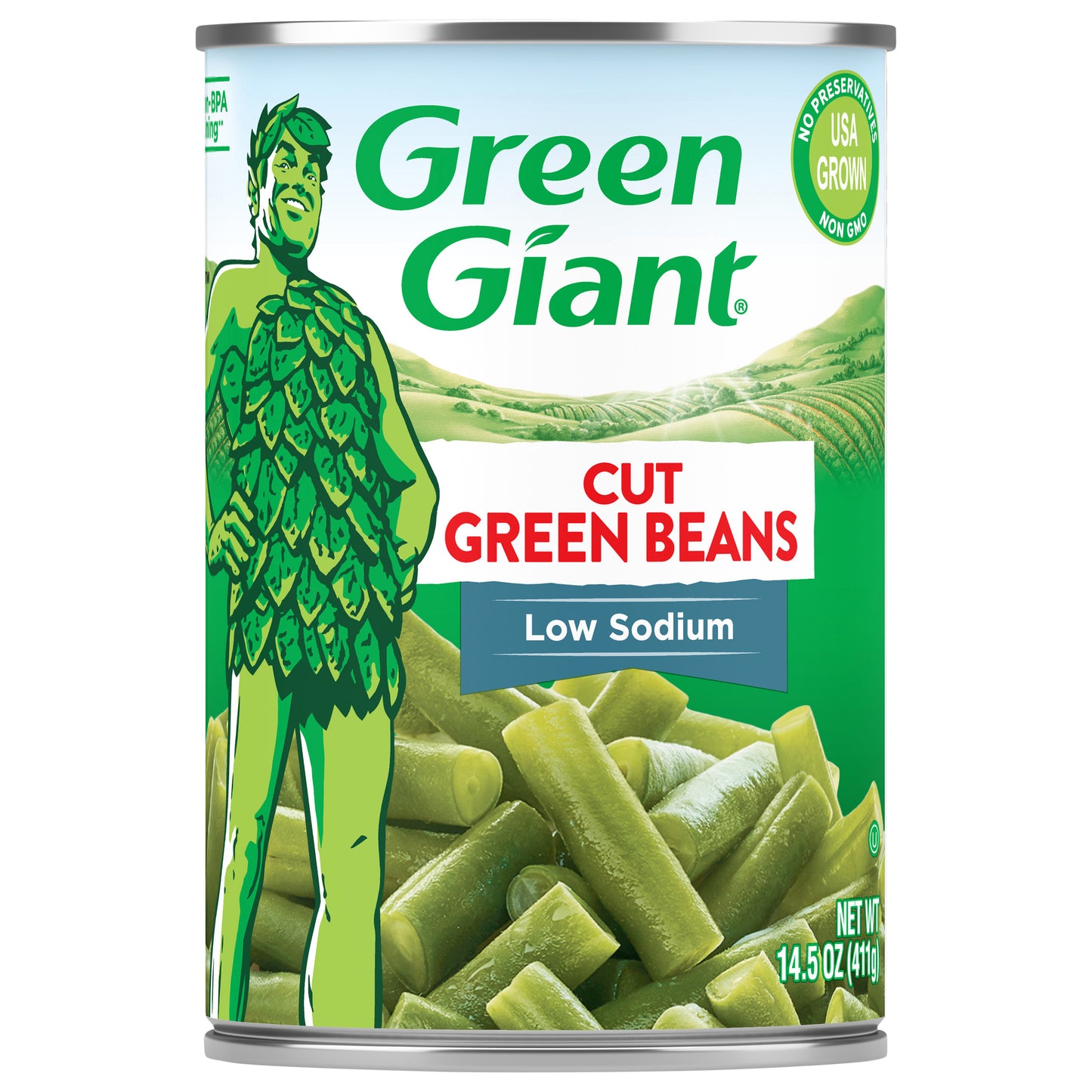 Green Giant Low Sodium Cut Green Beans 14.5 oz