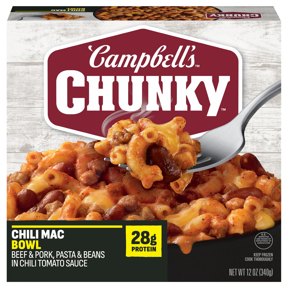 Campbell's® Chunky® Chili Mac Bowl Frozen Meal, 12 Oz