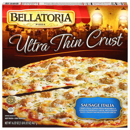 Bellatoria Ultra Thin Crust Sausage Italia Pizza 16.32 oz