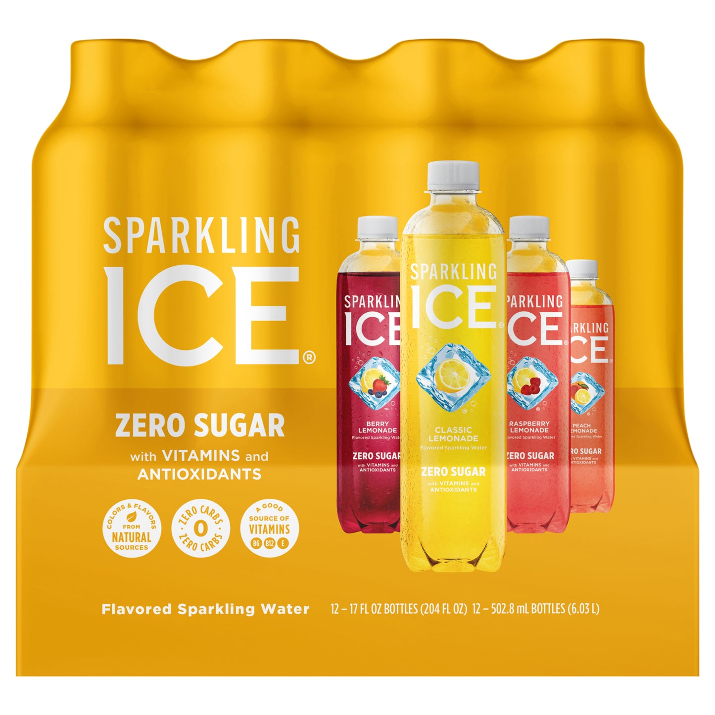 Sparkling Ice® Summer LTO Lemonade Variety Pack (Pack of 12)