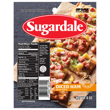 Sugardale Diced Ham 8 oz