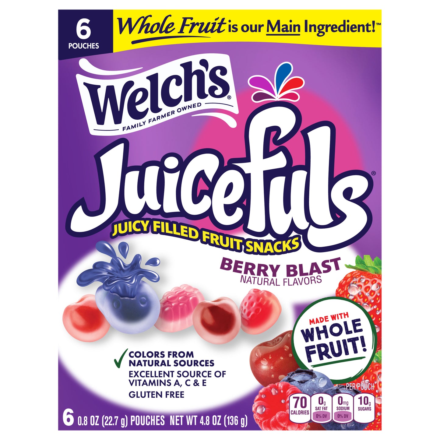 0.8 oz WELCH'S® Juicefuls® Berry Blast 6ct Box