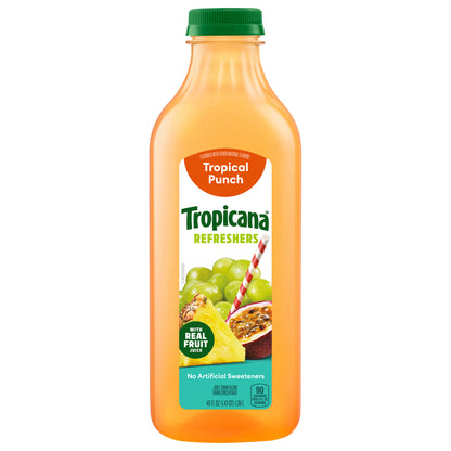 Tropicana Premium Drinks, Tropical Punch, 46 Fl Oz Bottle