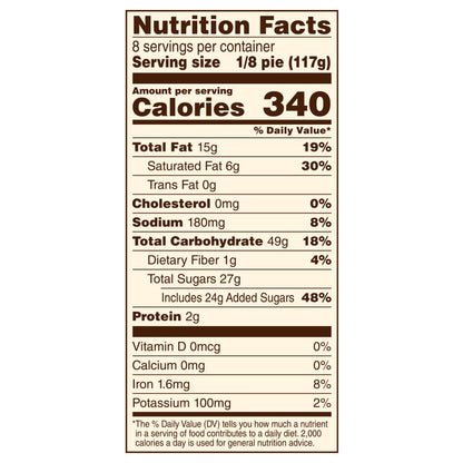 Marie Callender's Strawberry Rhubarb Streusel Pie, Ready to Bake Frozen Dessert, 33 oz.