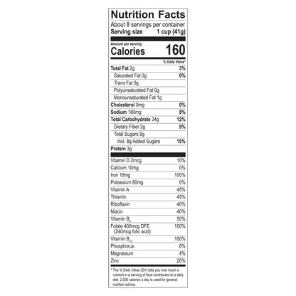 Honey Bunches Of Oats Cinnamon Bunches Sweetened Cereal 12 oz